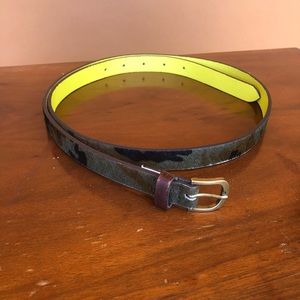 Gap Army Print Cowhide belt
